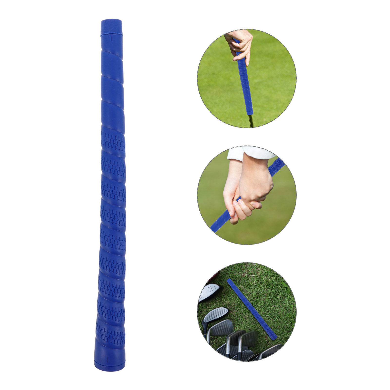 Golf Equipment Kids - ด้ามจับไม้กอล์ฟสำหรับเด็ก ทำจากยางนุ่ม อุปกรณ์ช่วยฝึกซ้อมสำหรับเยาวชน ด้ามจับไม้กอล์ฟสำรองสำหรับเด็กและเยาวชน อุปกรณ์ฝึกซ้อมกันลื่น