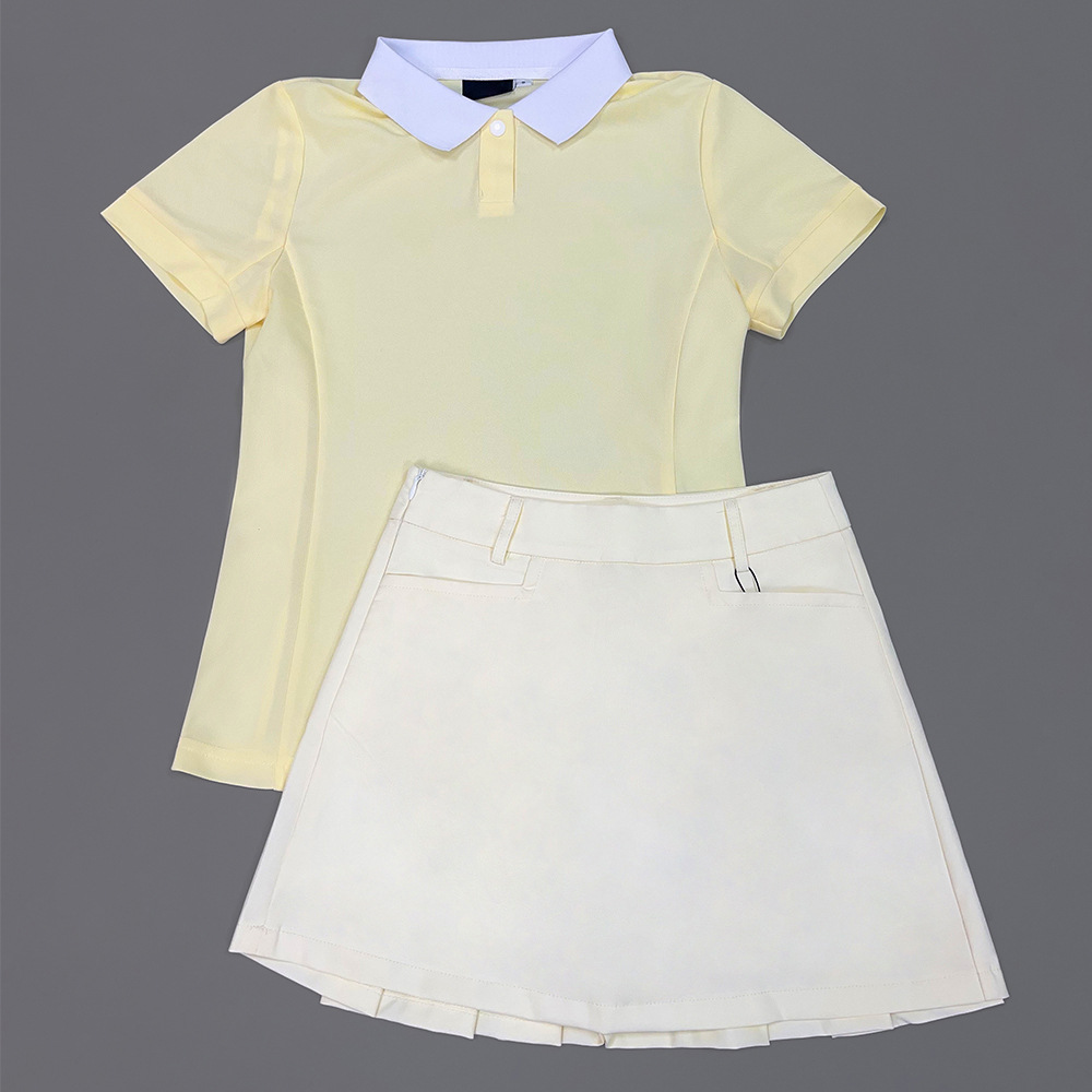 Golf Equipment For Women - เสื้อโปโลผู้หญิง Niefle Golf สำหรับฤดูร้อน ระบายอากาศได้ดี เสื้อยืดแขนสั้น