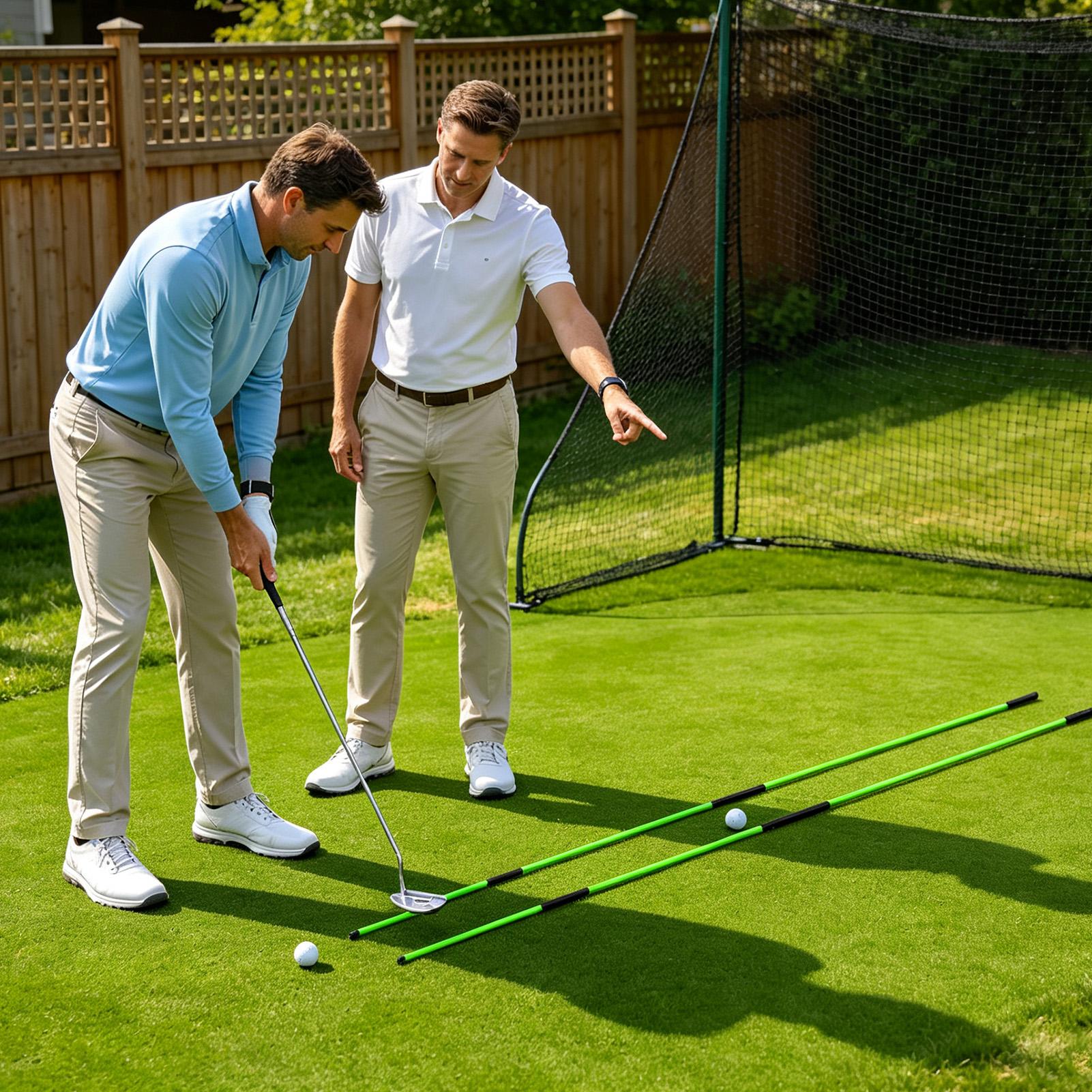 Golf Equipment For Women - อุปกรณ์ฝึกการจัดแนววงสวิงกอล์ฟแบบพกพา อุปกรณ์แก้ไขวงสวิงกอล์ฟสำหรับผู้ชาย ผู้หญิง และนักกอล์ฟมือใหม่