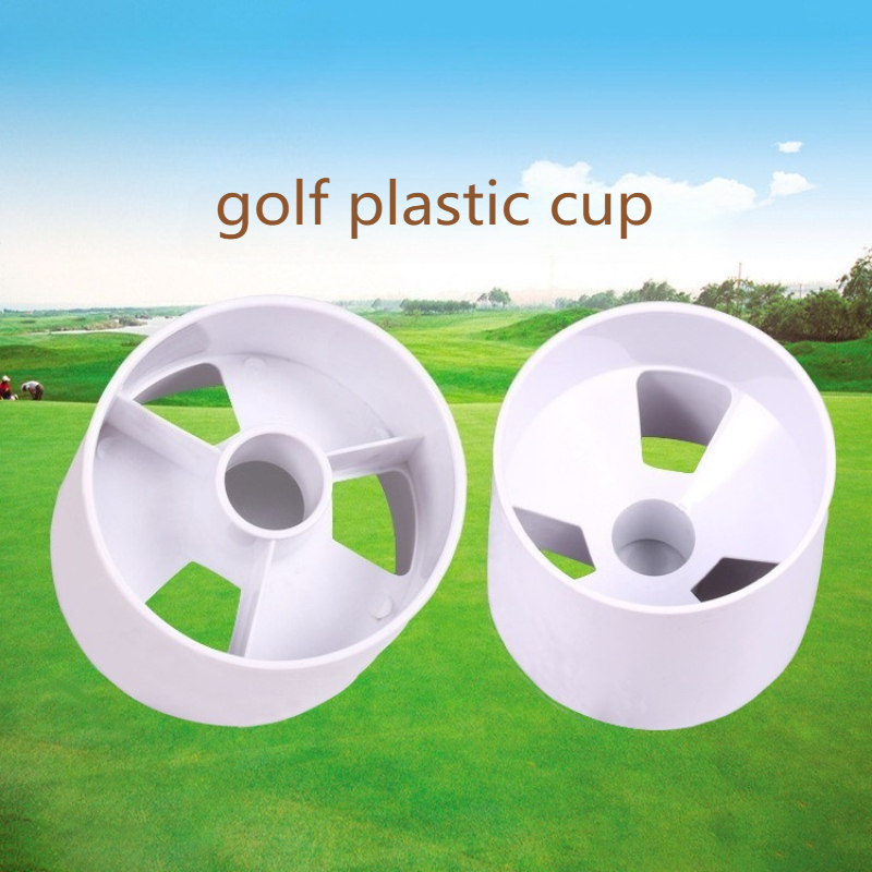 Practice Equipment For Golf - ถ้วยฝึกซ้อมพัตเตอร์กอล์ฟพลาสติก 3 รู 1 ชิ้น อุปกรณ์ช่วยฝึกซ้อมสนามกอล์ฟในร่มและกลางแจ้ง