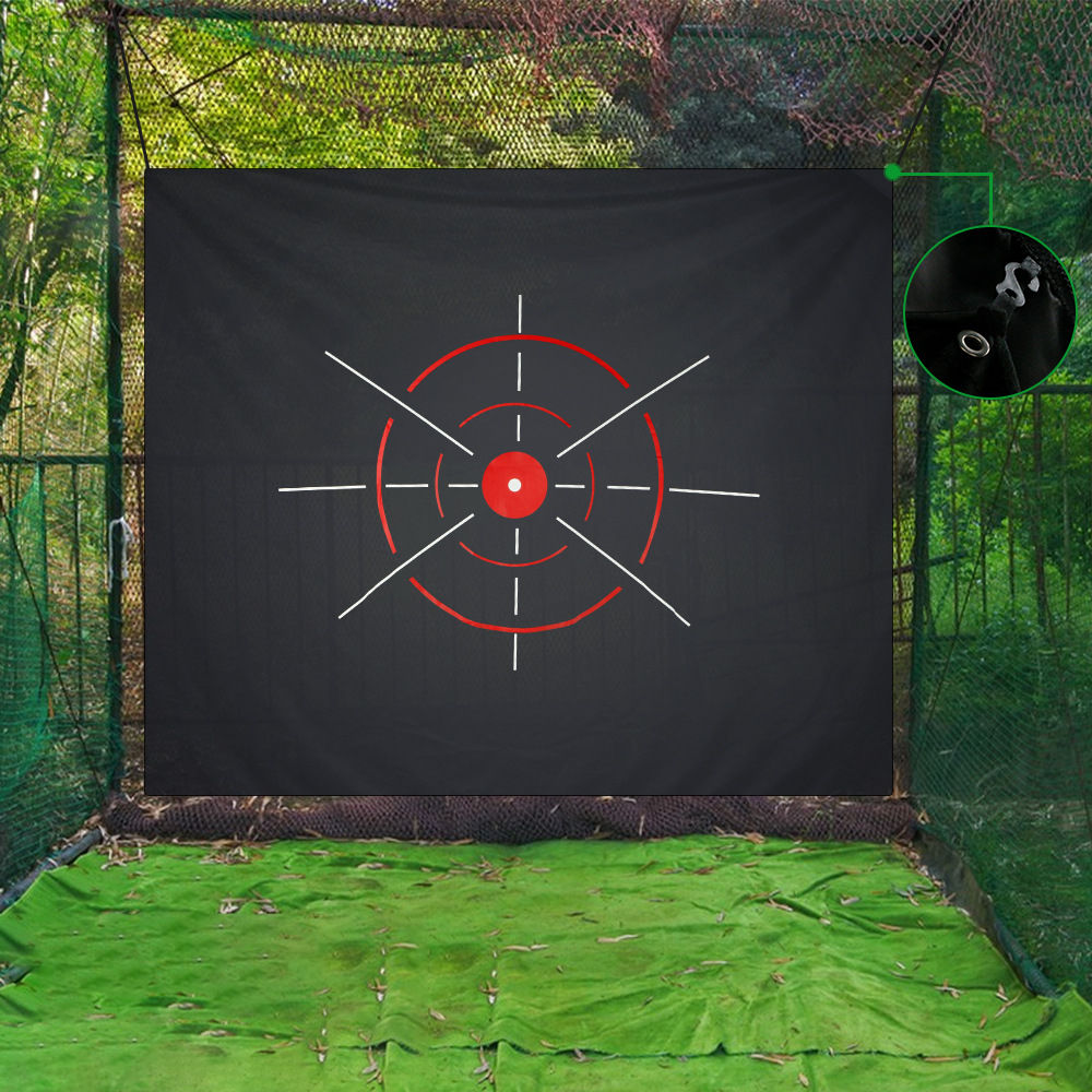 Practice Equipment For Golf - ตาข่ายตีกอล์ฟเป้าตีขนาด168x146ซม. กรงตีกอล์ฟใช้สำหรับฝึกเล่นกอล์ฟในร่มกลางแจ้ง