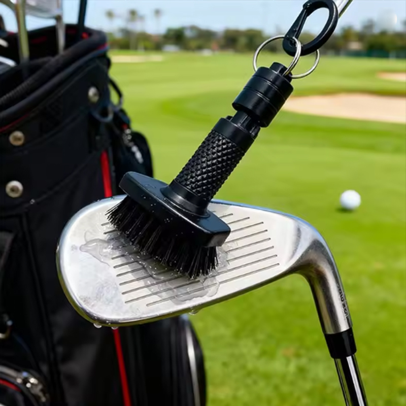 Golf Equipment To Improve Your Game - แปรงทำความสะอาดไม้กอล์ฟ, ที่ทำความสะอาดร่องไม้กอล์ฟ, แปรงไม้กอล์ฟขนาดเล็ก, อุปกรณ์กอล์ฟแบบแม่เหล็กถอดประกอบได้อย่างรวดเร็ว