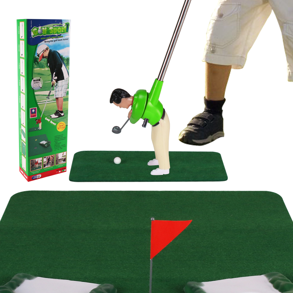 Golf Equipment Kids - ชุดตุ๊กตามินิกอล์ฟคลับสำหรับเด็ก, ของเล่นแบบพกพาทั้งในและนอกอาคารเกมสำหรับงานเลี้ยงแบบโต้ตอบของขวัญวันเกิด