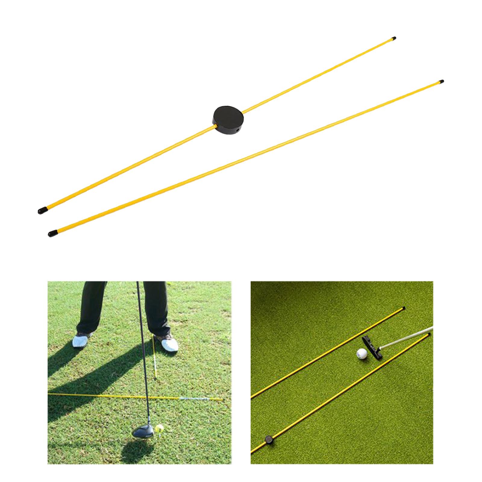 Golf Equipment Kids - อุปกรณ์ช่วยฝึกกอล์ฟ ไม้แสดงทิศทางวงสวิง อุปกรณ์ฝึกซ้อมสำหรับการฝึกวงสวิงเต็มรูปแบบ สำหรับผู้ใหญ่และเด็ก