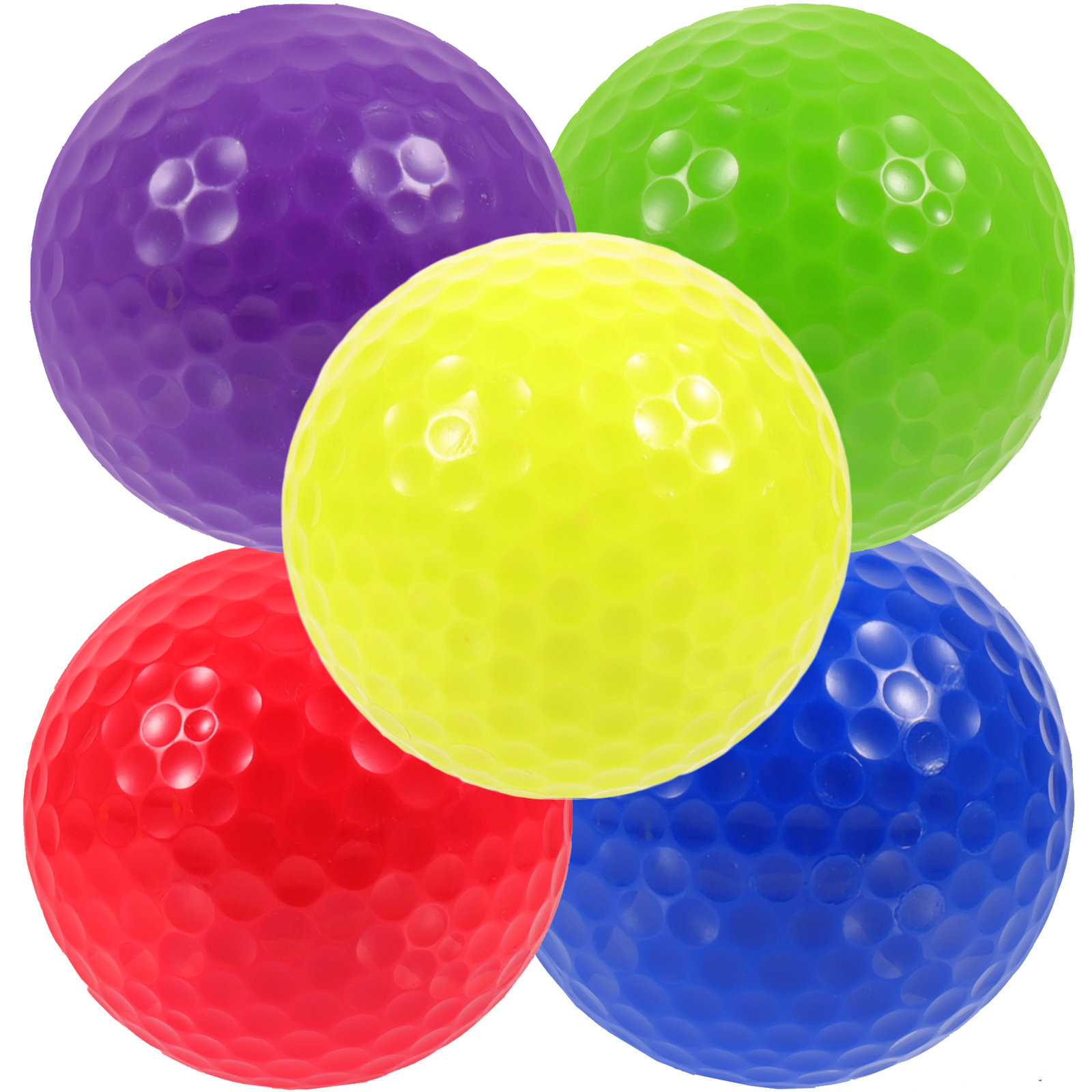 5 ชิ้นลูกกอล์ฟพลาสติกสำหรับฝึก - Practice Equipment For Golf บทวิจารณ์และราคา