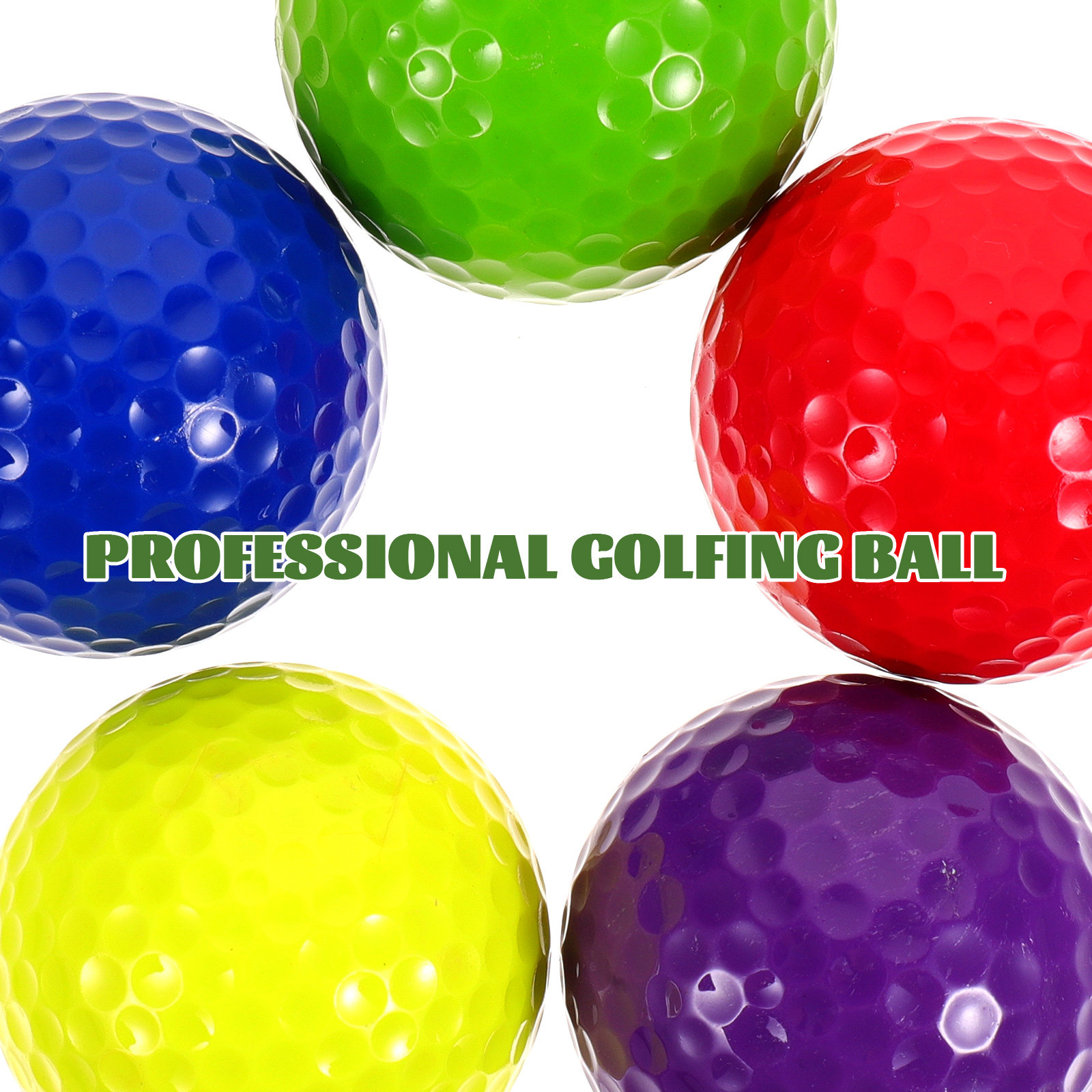 5 ชิ้นลูกกอล์ฟพลาสติกสำหรับฝึก - Practice Equipment For Golf บทวิจารณ์และราคา