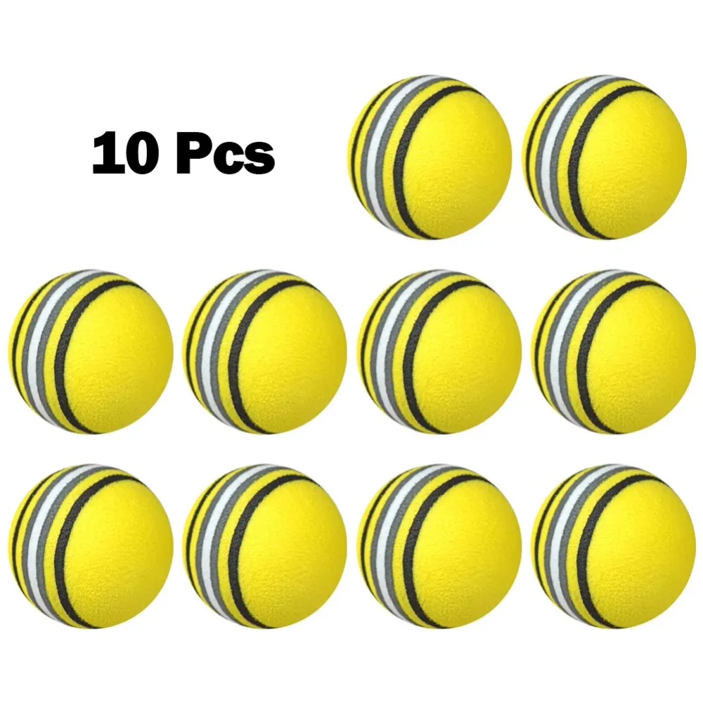 ลูกบอลโฟมฝึกซ้อมตีกอล์ฟ 10 ชิ้ - Practice Equipment For Golf บทวิจารณ์และราคา