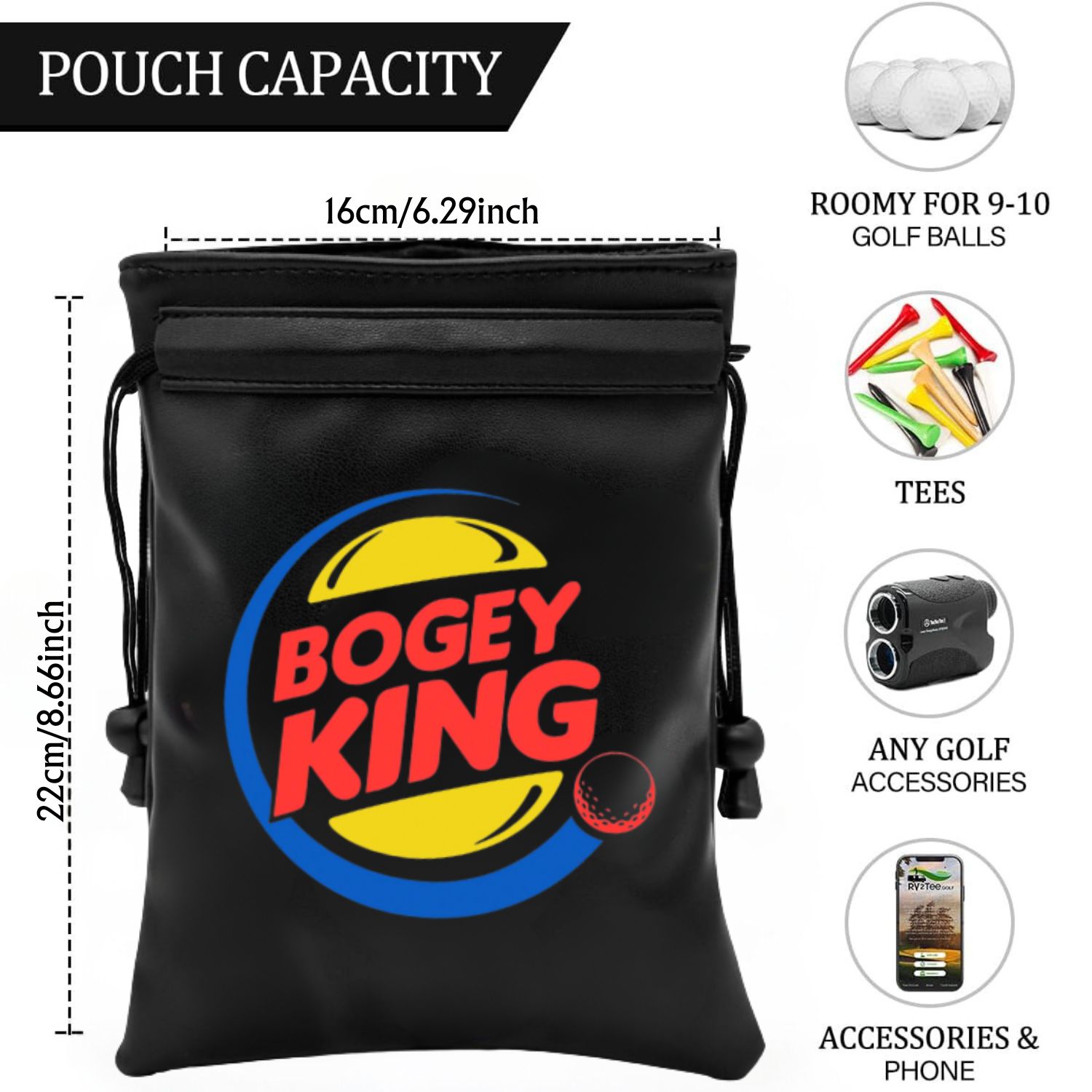 กระเป๋าใส่ของมีค่ากอล์ฟ Bogey  - Golf Equipment Drawing บทวิจารณ์และราคา