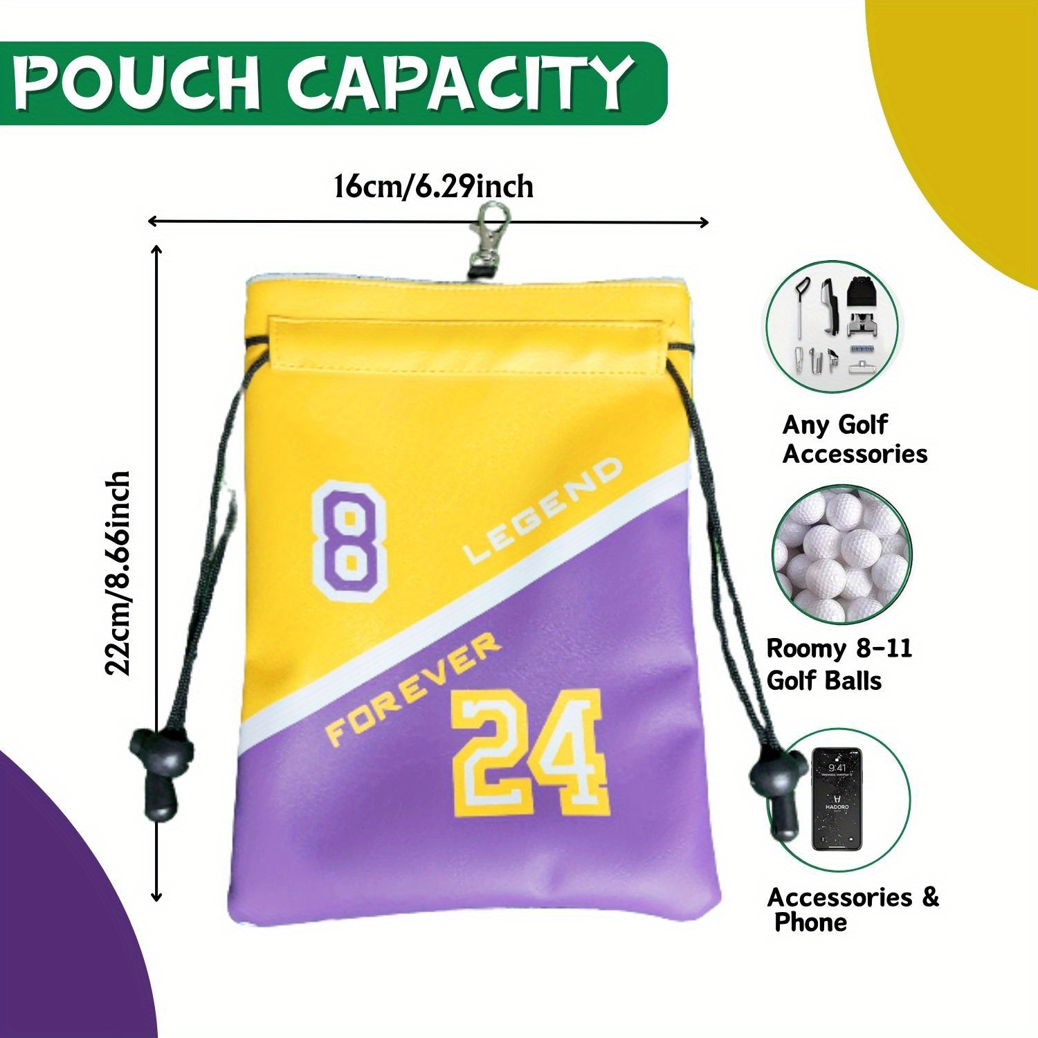 กระเป๋าใส่ของมีค่าสำหรับกอล์ฟล - Golf Equipment Drawing บทวิจารณ์และราคา