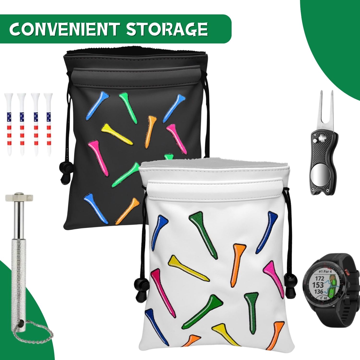 กระเป๋าใส่ของมีค่าสำหรับกอล์ฟล - Golf Equipment Drawing บทวิจารณ์และราคา