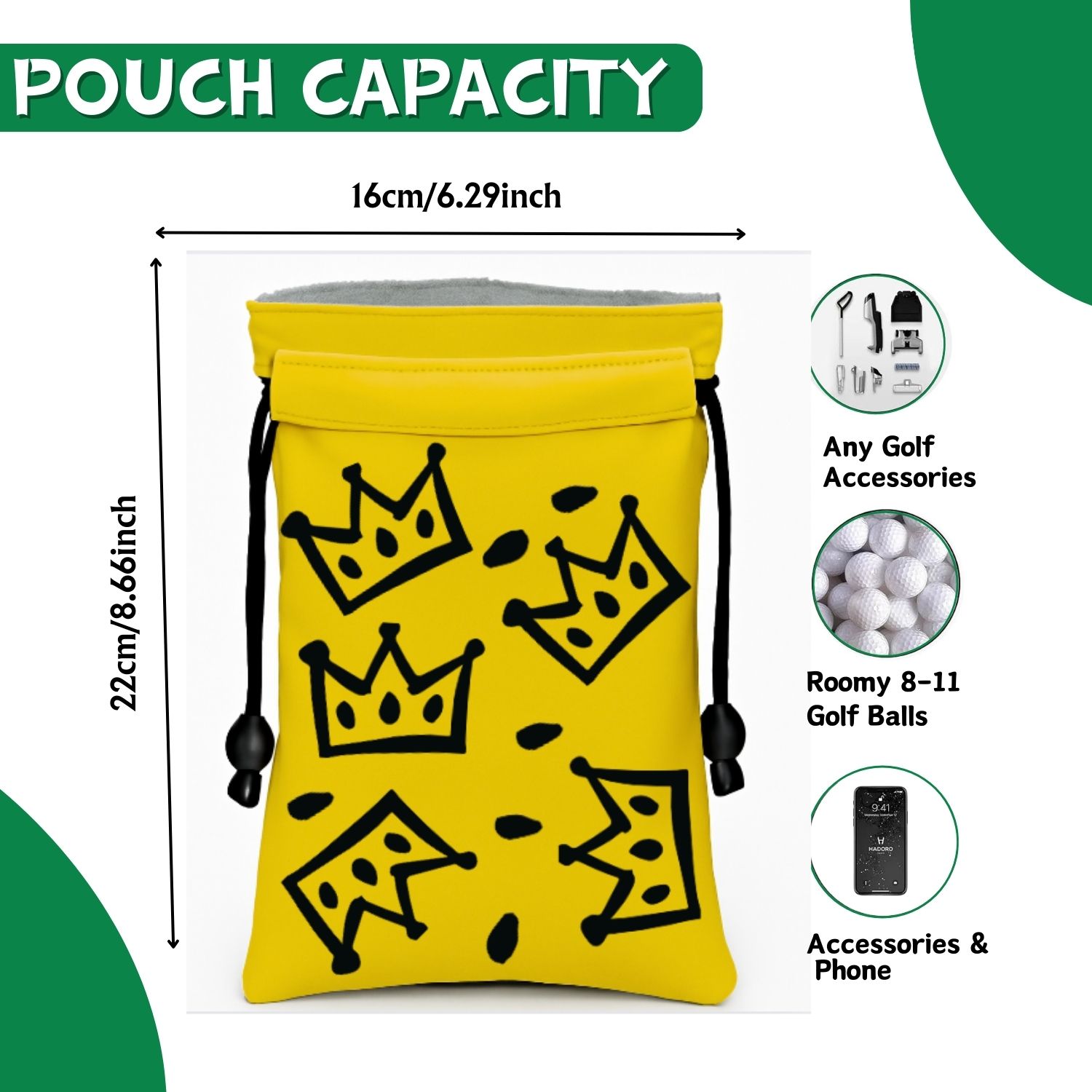 กระเป๋าใส่ของมีค่าสำหรับกอล์ฟ  - Golf Equipment Drawing บทวิจารณ์และราคา
