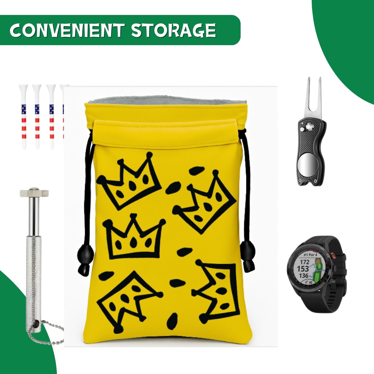 กระเป๋าใส่ของมีค่าสำหรับกอล์ฟ  - Golf Equipment Drawing บทวิจารณ์และราคา