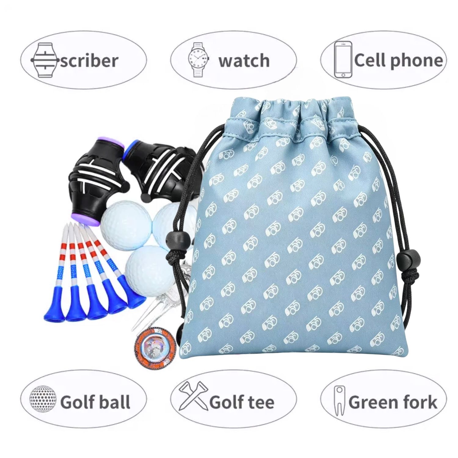 กระเป๋าใส่ของมีค่าสำหรับกอล์ฟส - Golf Equipment Drawing บทวิจารณ์และราคา