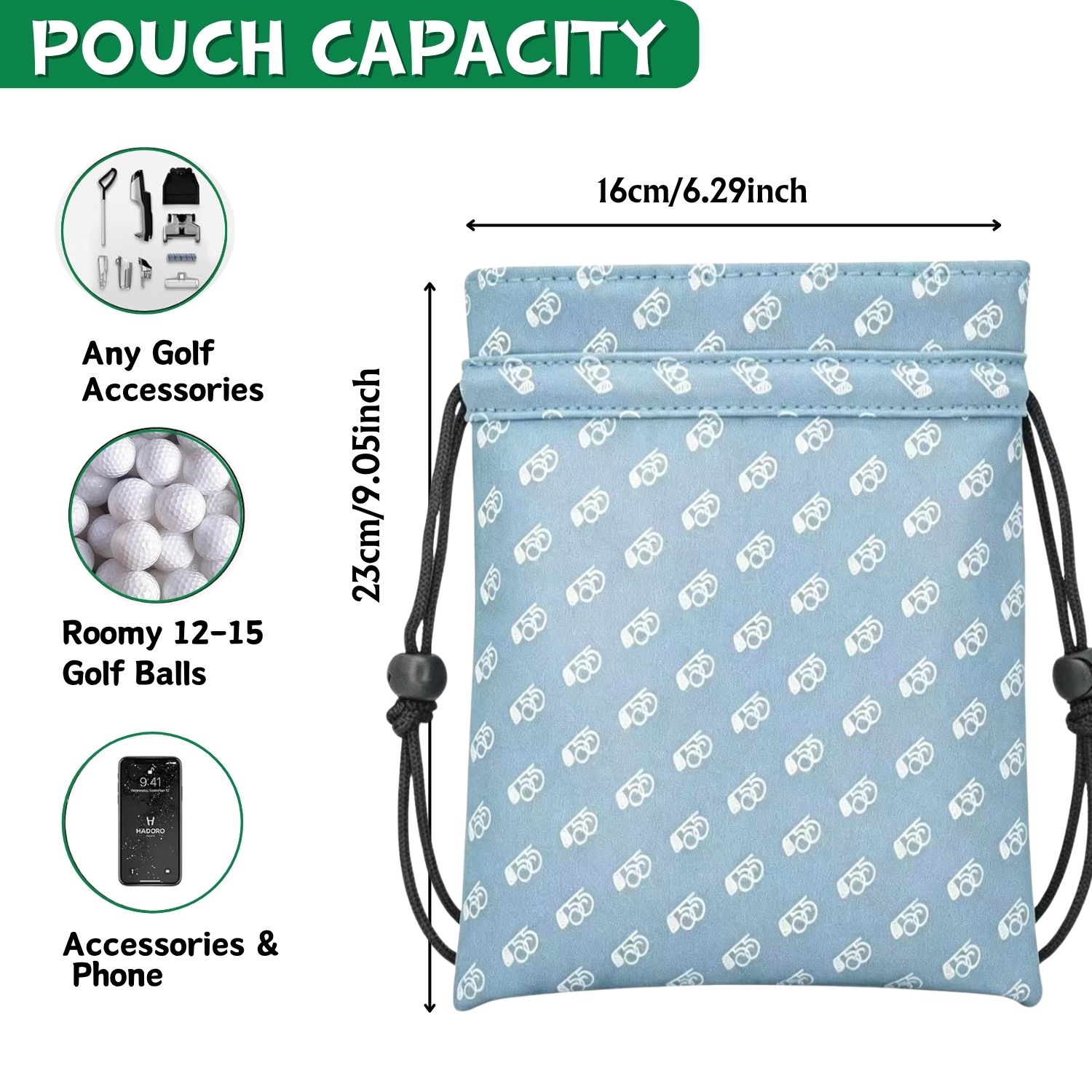 กระเป๋าใส่ของมีค่าสำหรับกอล์ฟส - Golf Equipment Drawing บทวิจารณ์และราคา