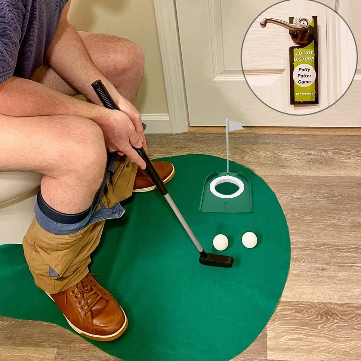 กอล์ฟในร่มใส่เทรนเนอร์พร้อมธงพ - Practice Equipment For Golf บทวิจารณ์และราคา